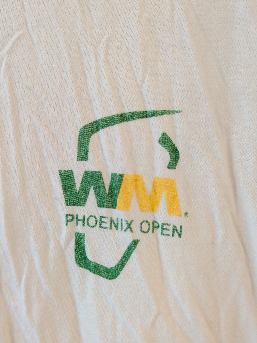 WM Phoenix Open Graphic Tee - White with Green & Yellow Print - Picture 6 of 6